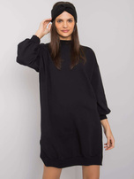 Czarna damska sukienka bawełniana Maretta RUE PARIS