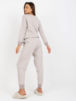 Hurt Jasnobeżowa dwuczęściowa piżama ze spodniami 