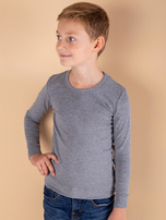 Szara termoaktywna bluzka chłopięca