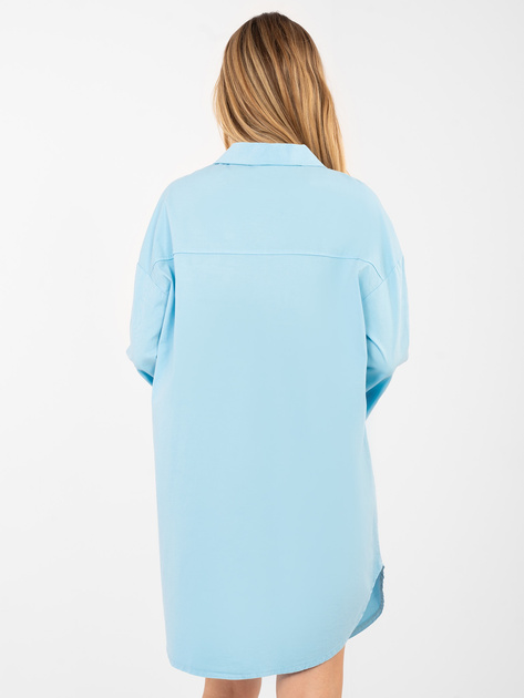 Jasnoniebieska sukienka o kroju oversize RUE PARIS