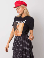 Czarny t-shirt Kylie