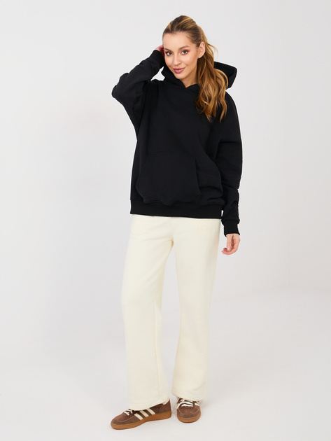 Czarna bluza oversize z kapturem NATURAL SIDE