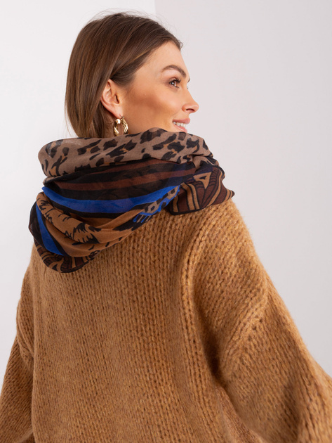 Hurt Camelowy damski komin z wiskozy