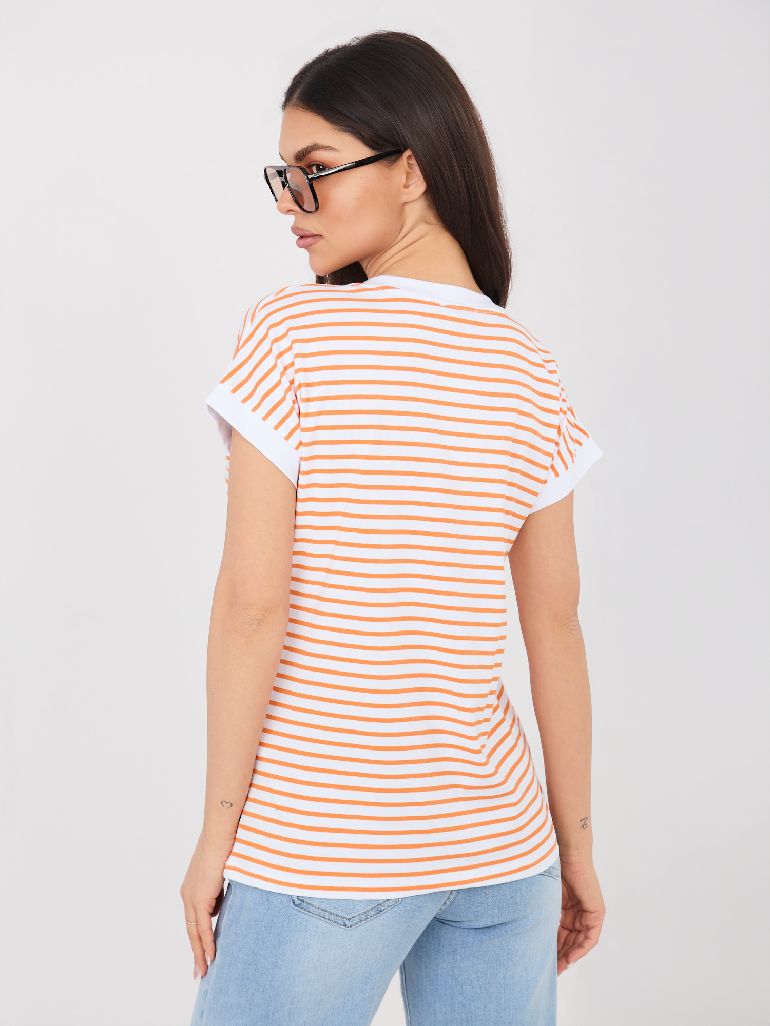 T-shirt pomarańczowy