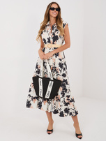 Czarna letnia sukienka bez rękawów