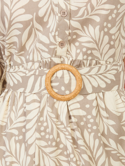 Fango rozkloszowana sukienka z printem SUBLEVEL