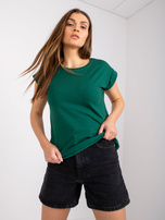 Ciemnozielony t-shirt Revolution