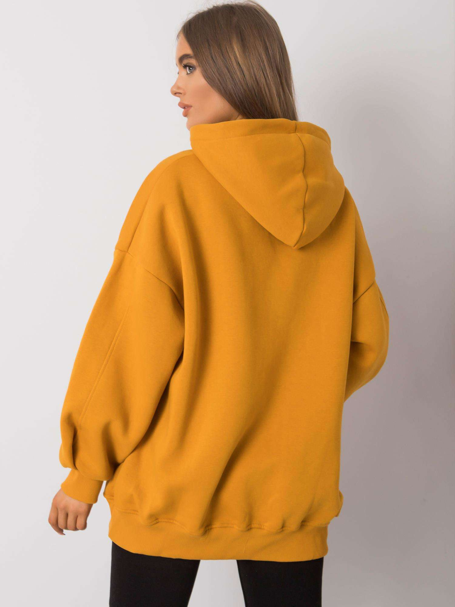 Michele's mustard hoodie for women