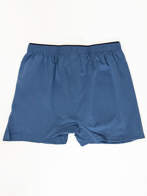 Niebieskie męskie bokserki