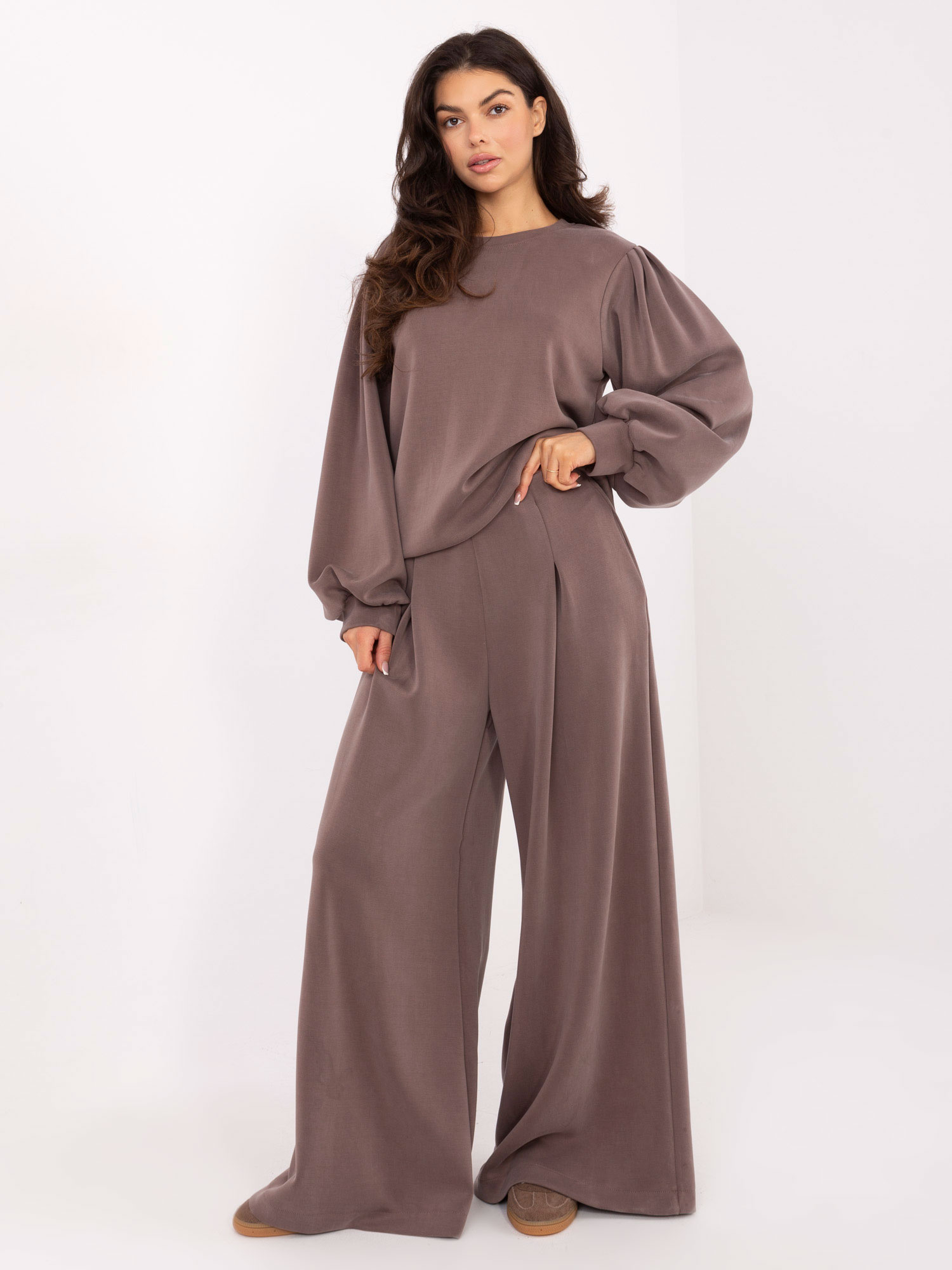 Bluza ciemny bezowy