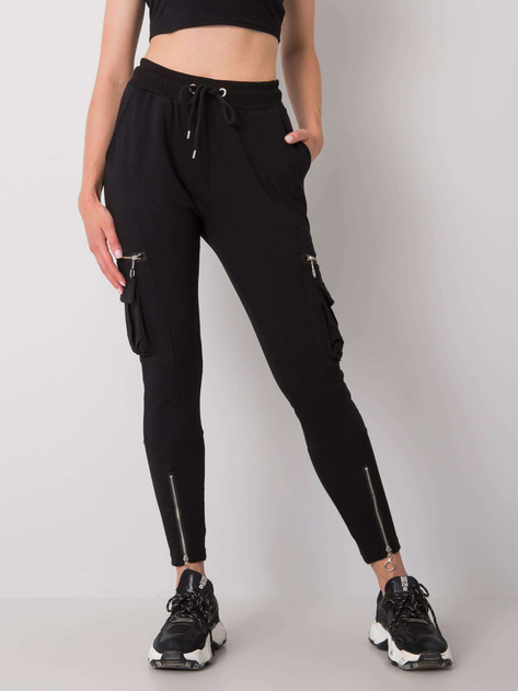 Czarne spodnie dresowe Hemmy