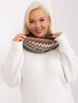 Hurtownia Khaki ażurowy komin we wzory