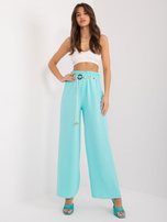 Mint fabric summer trousers wholesale.