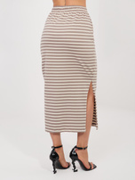 Fango bawełniana spódnica w paski SUBLEVEL 