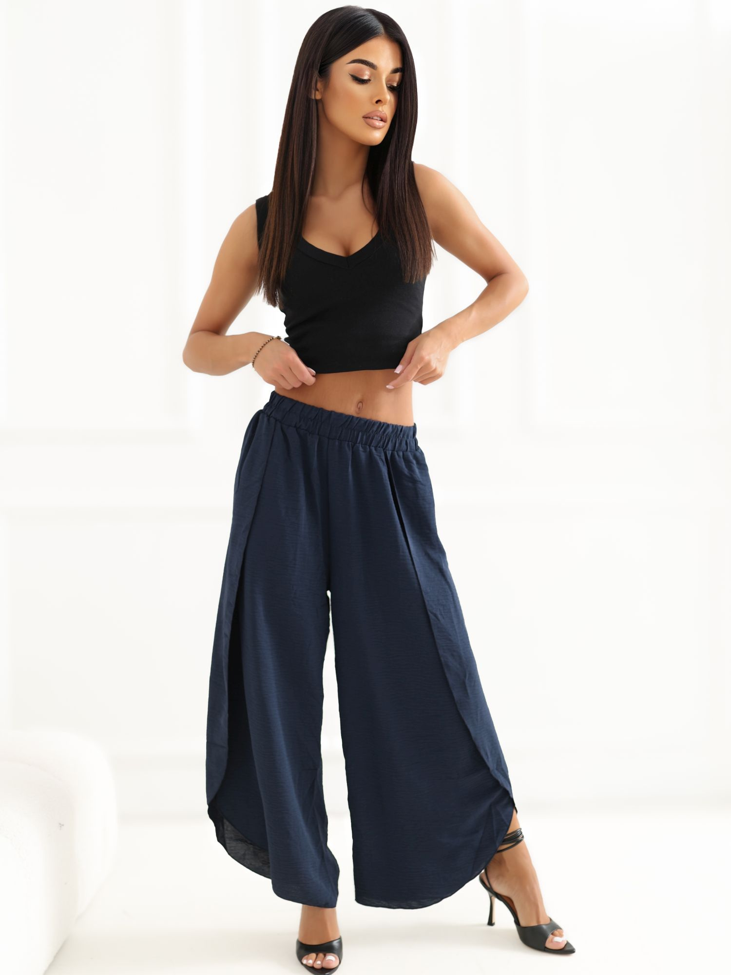 Spodnie granatowy