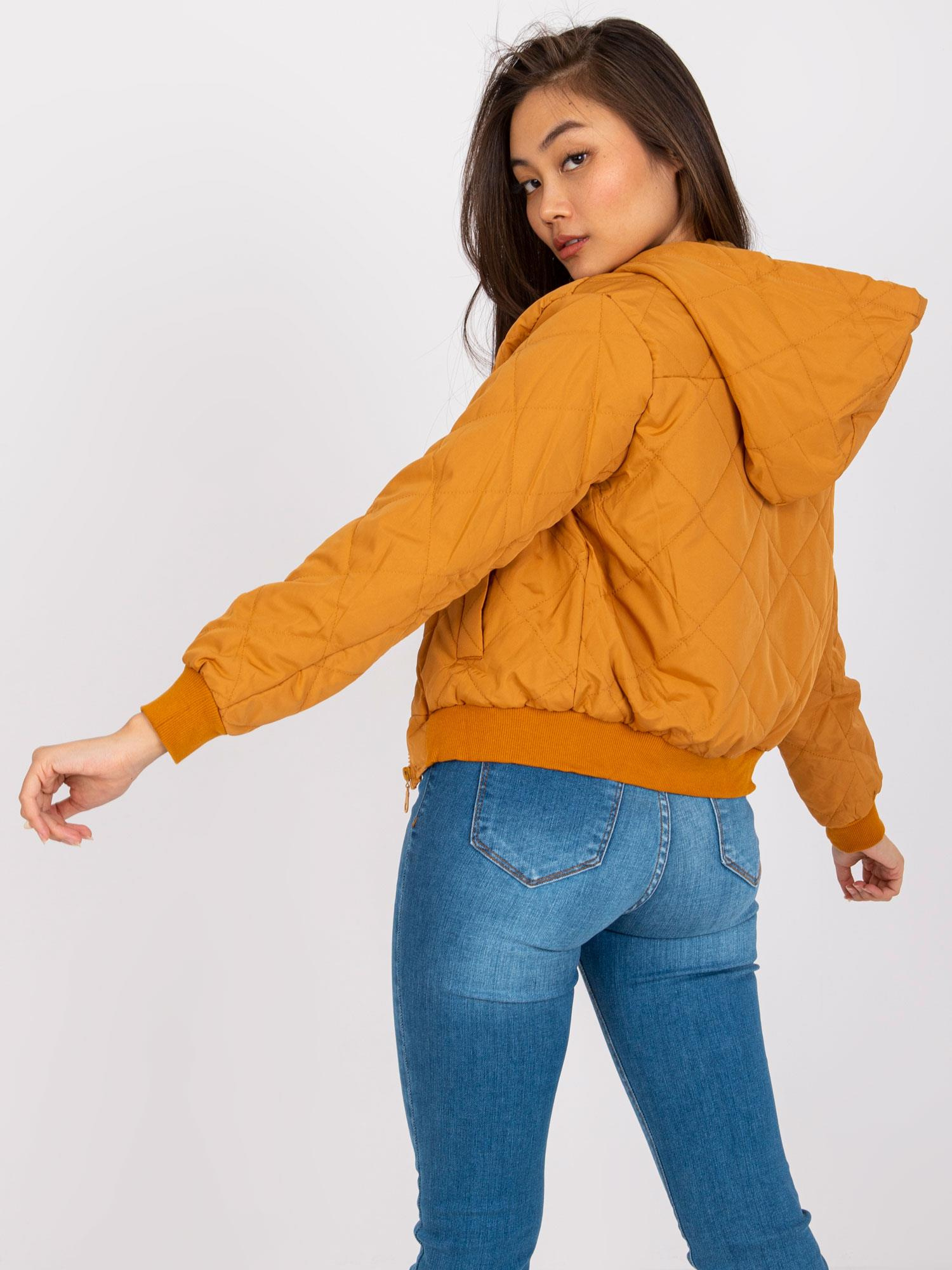 Dark Yellow Short Jacket Larah