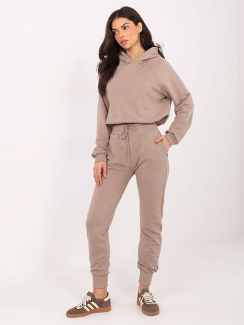 Ciemnobeżowy komplet Adoria