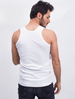 Biały podkoszulek męski Consider