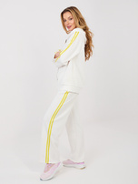 Ecru dwuczęściowy komplet z bluzą oversize RUE PARIS