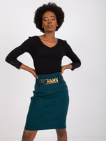 Czarna bluzka w prążek Alissia RUE PARIS