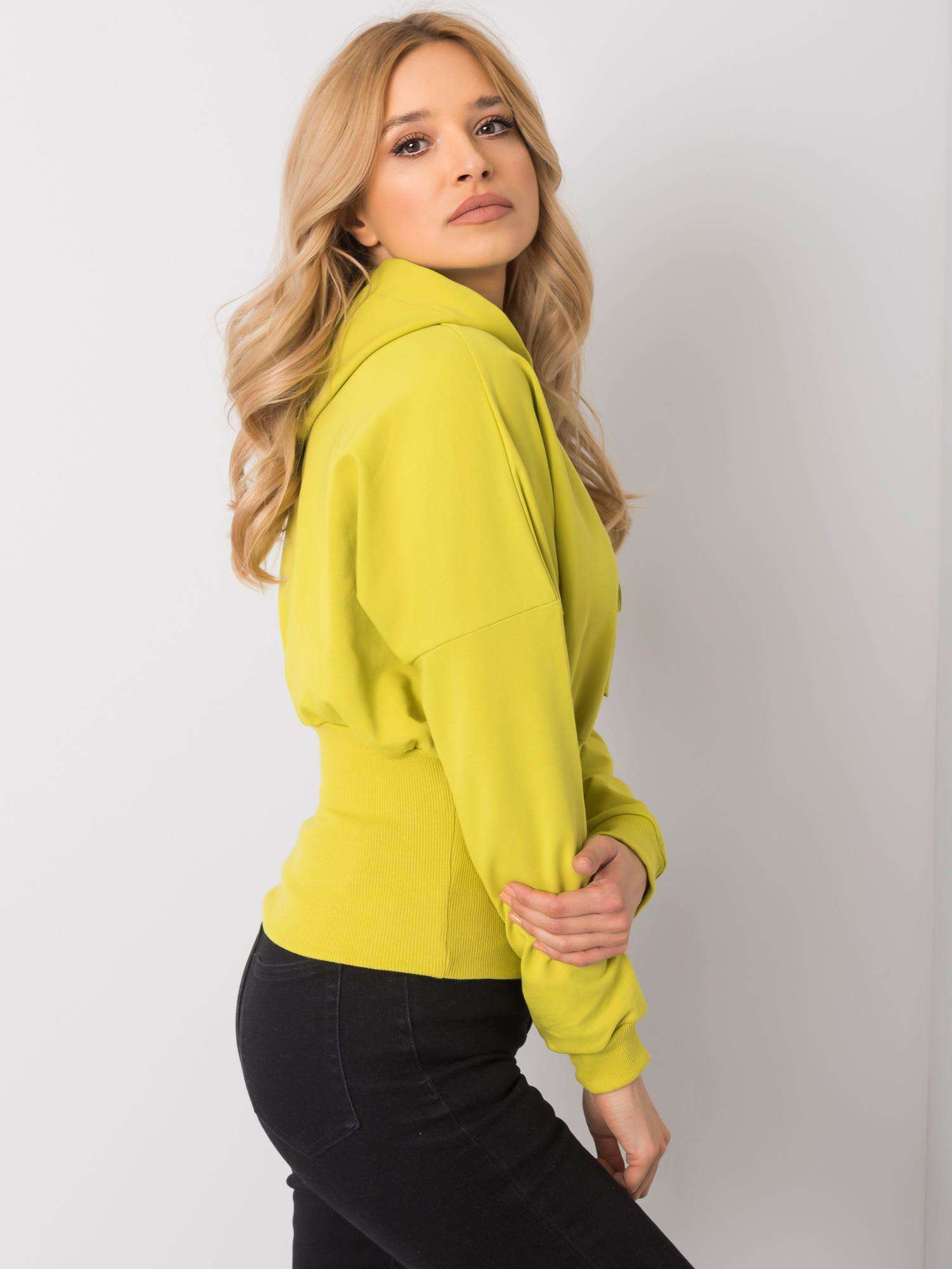 Limonkafarbene Sweatshirt Leilani RUE PARIS.