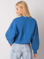 Dark Blue Hoodless Sweatshirt Thilde 