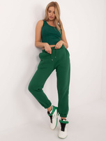 Hurt Ciemnozielony komplet basic ze spodniami