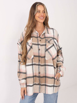 Hurtownia Koszula w kratę z kieszeniami i długim rękawem 