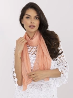 Jasnopomarańczowa chusta z wiskozy