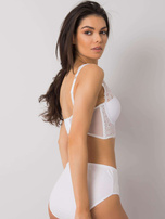 Białe wysokie majtki damskie