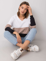 Czarno-beżowa bluza Lotta RUE PARIS