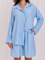 Light blue two-piece summer set RUE PARIS.