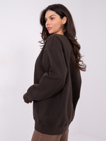 Czekoladowa damska bluza z numerem 21