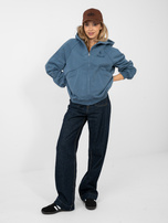 Brudnoniebieska rozpinana bluza z kapturem NATURAL SIDE 