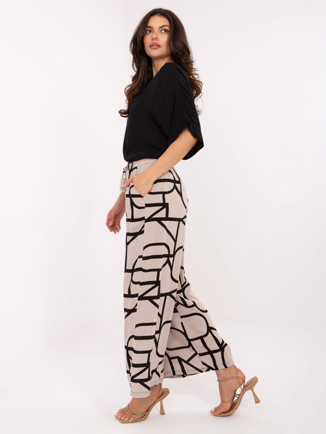 Beżowe letnie spodnie 7/8 SUBLEVEL