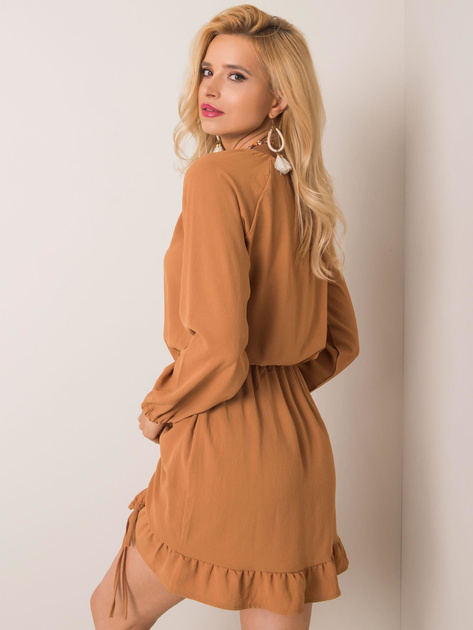 Jasnobrązowa sukienka Dreaming RUE PARIS