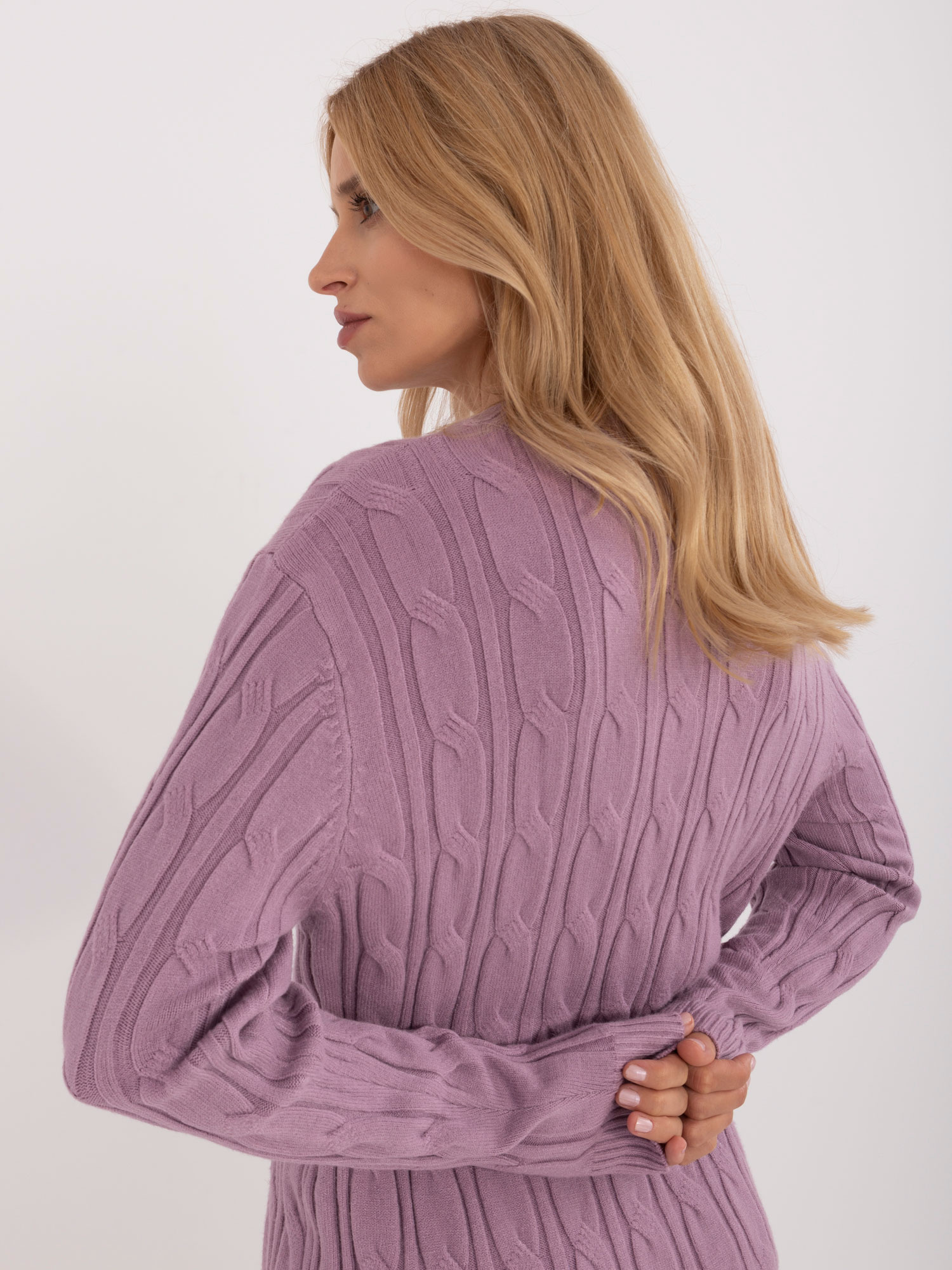 Sweter fioletowy
