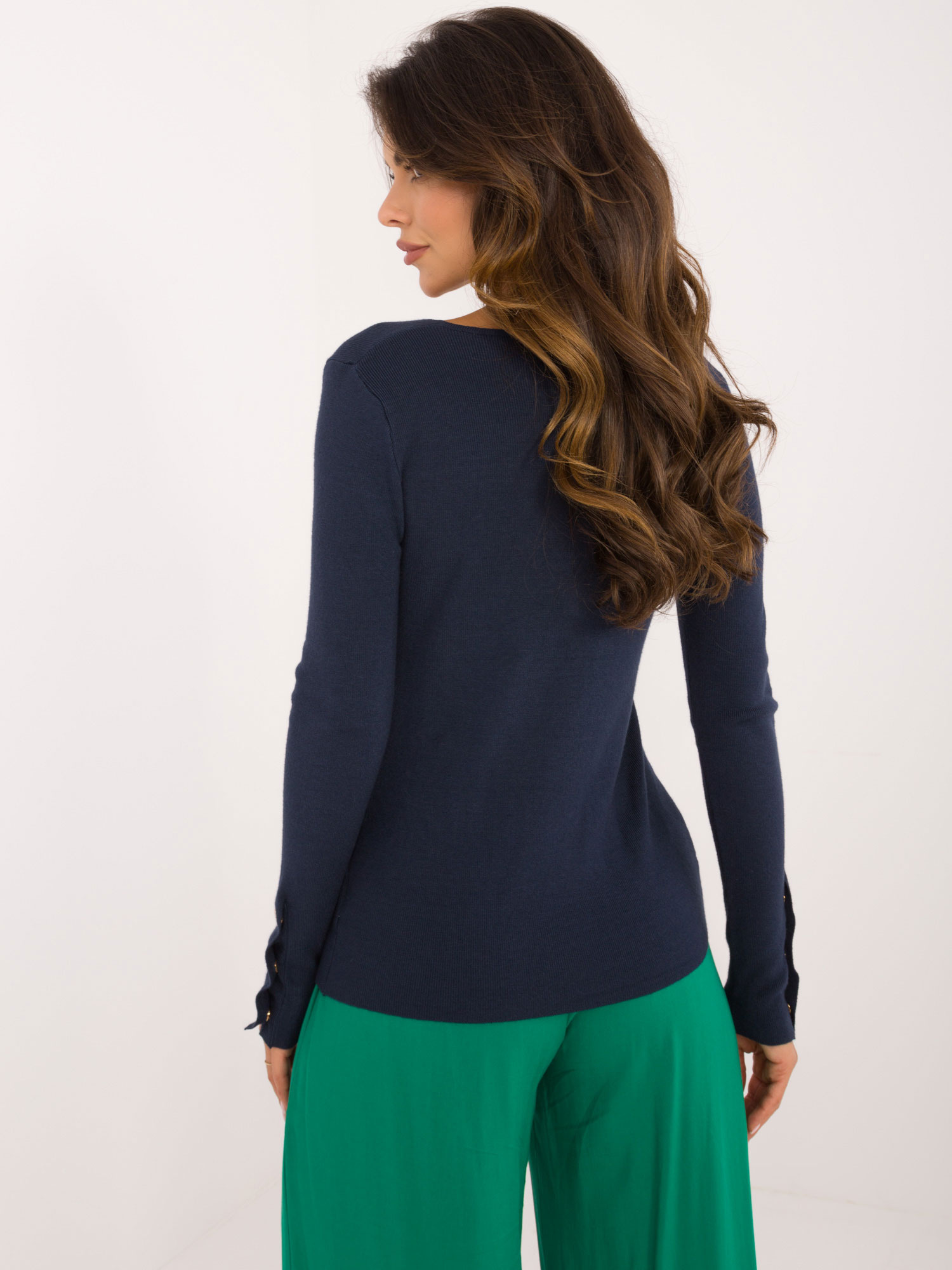 Sweter granatowy