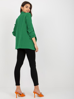 Hurt Dark green women's blazer with lining OCH BELLA.