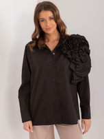 Hurt Czarna koszula klasyczna z bawełny