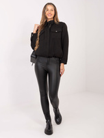 Czarna kurtka przejściowa pikowana Tivoli RUE PARIS