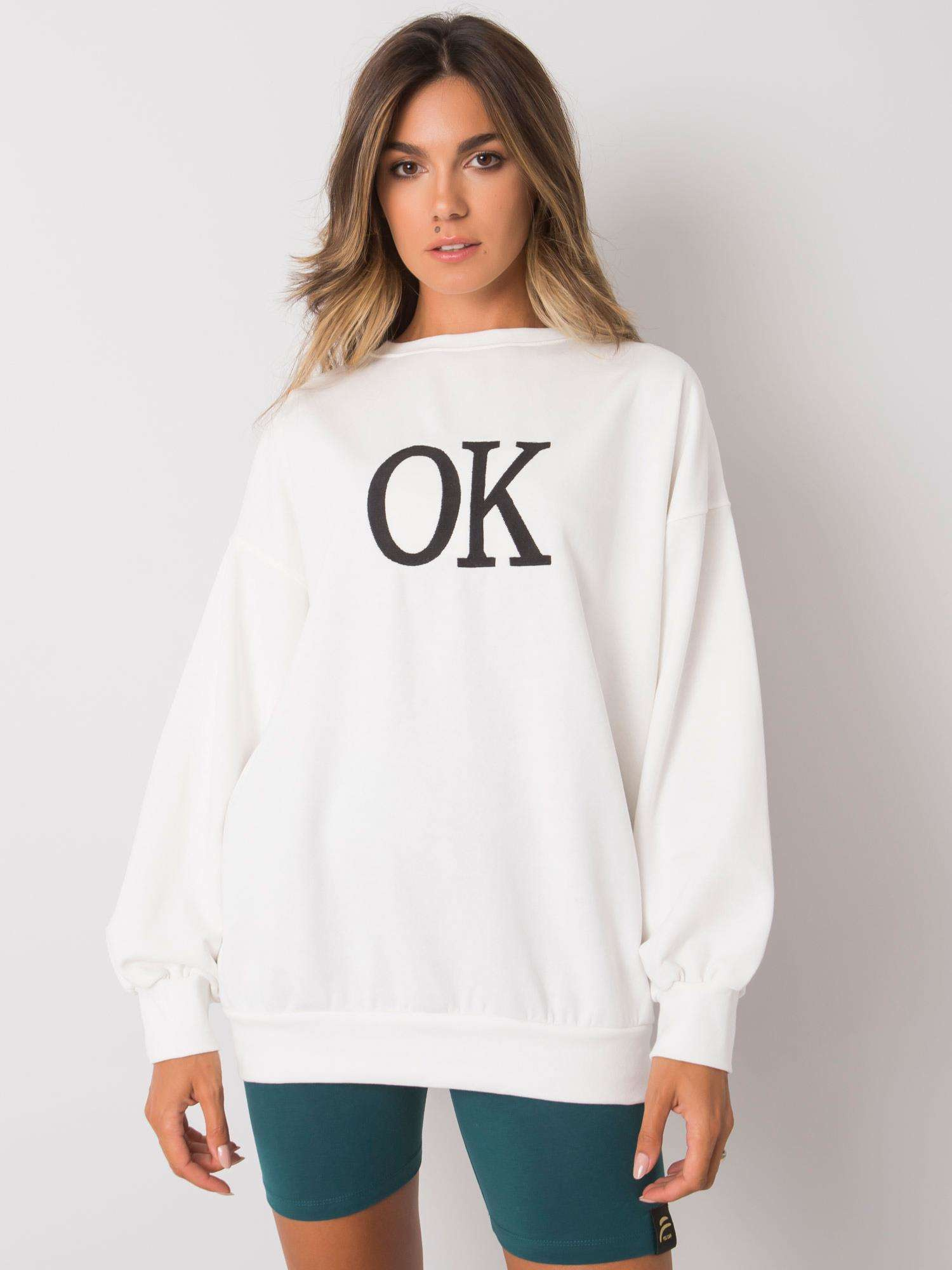 Ecru hoodie Angeline