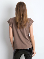 Kawowy t-shirt Revolution