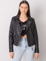 Schwarze Bikerjacke Adaliya.