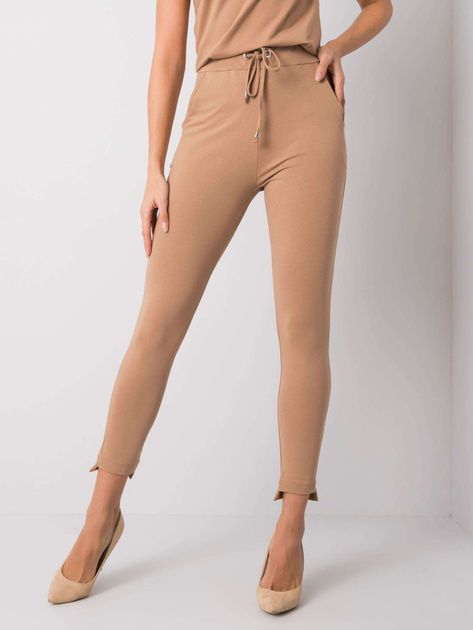 Camelowe spodnie Debora