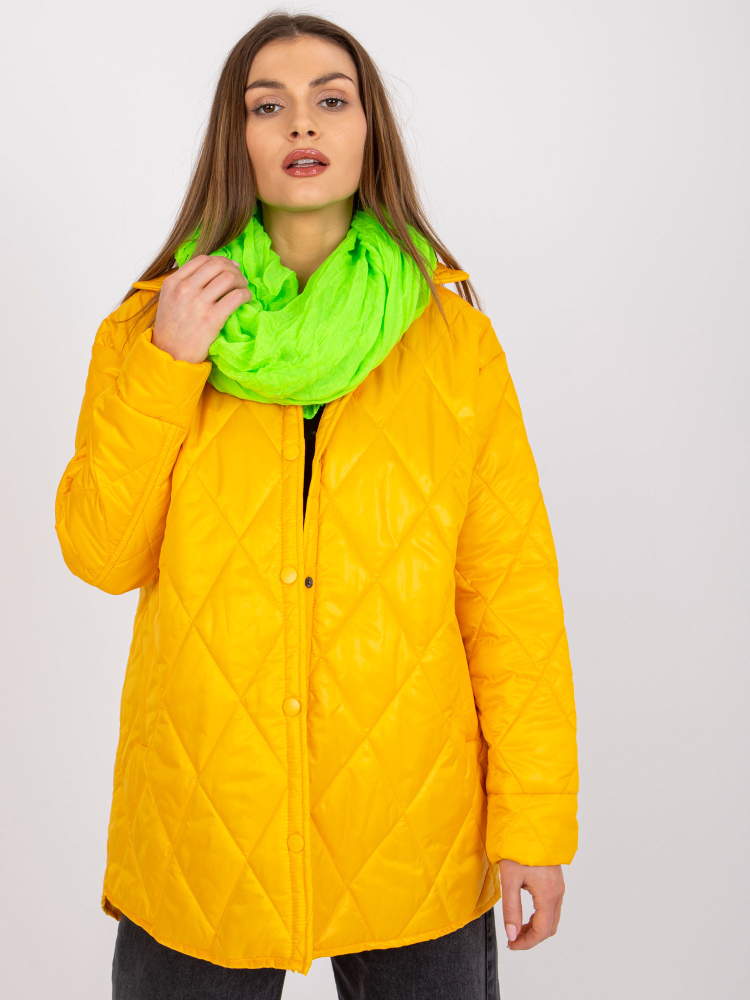 Fluo green viscose sling  