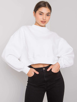 Biała bluza bez kaptura Thilde 