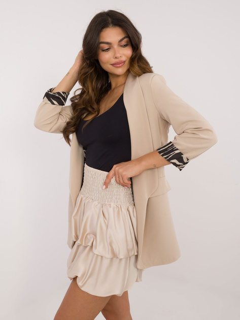 Hurtownia online Beżowa gładka spódnica bombka