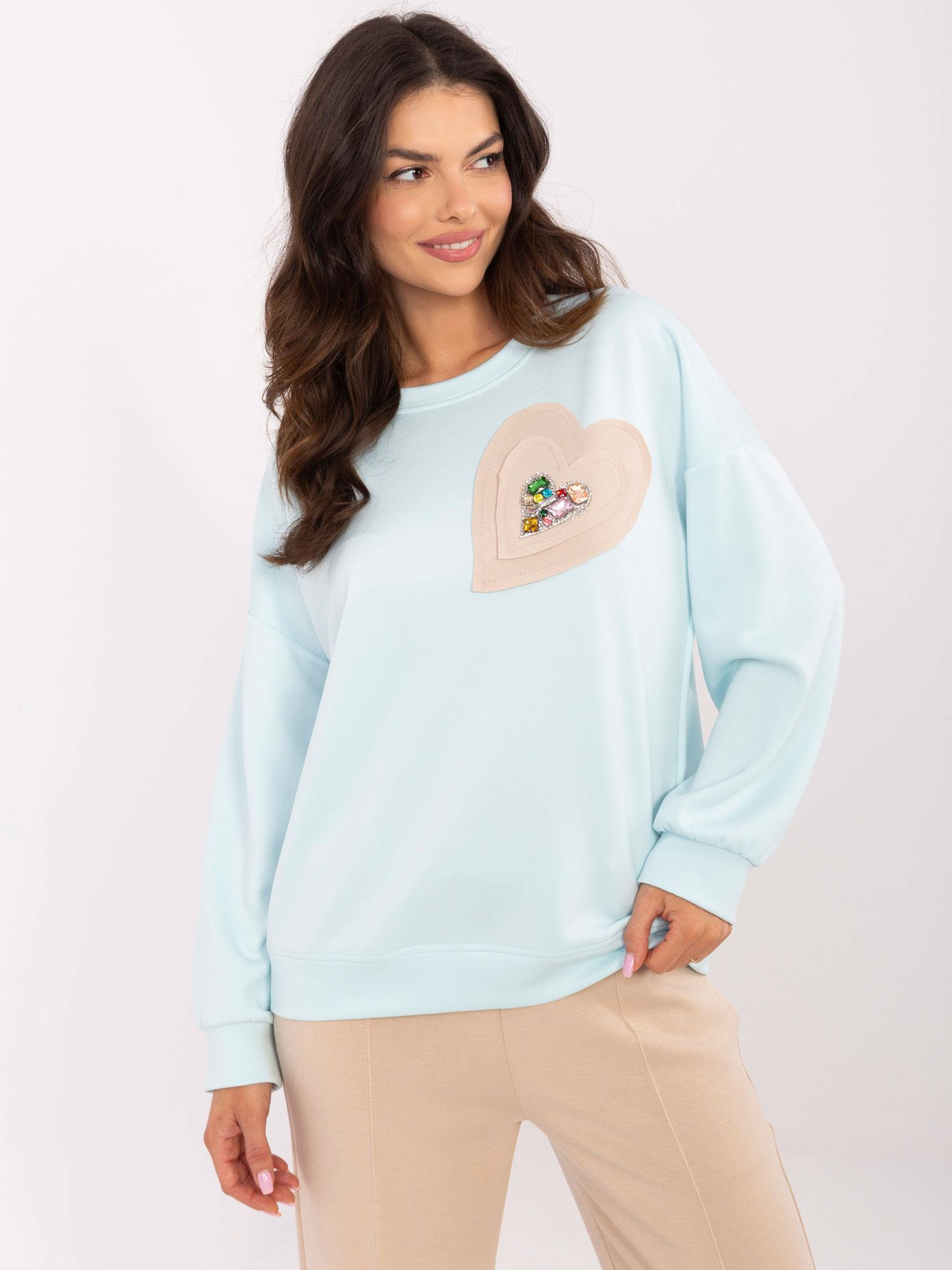 Bluza jasny niebieski