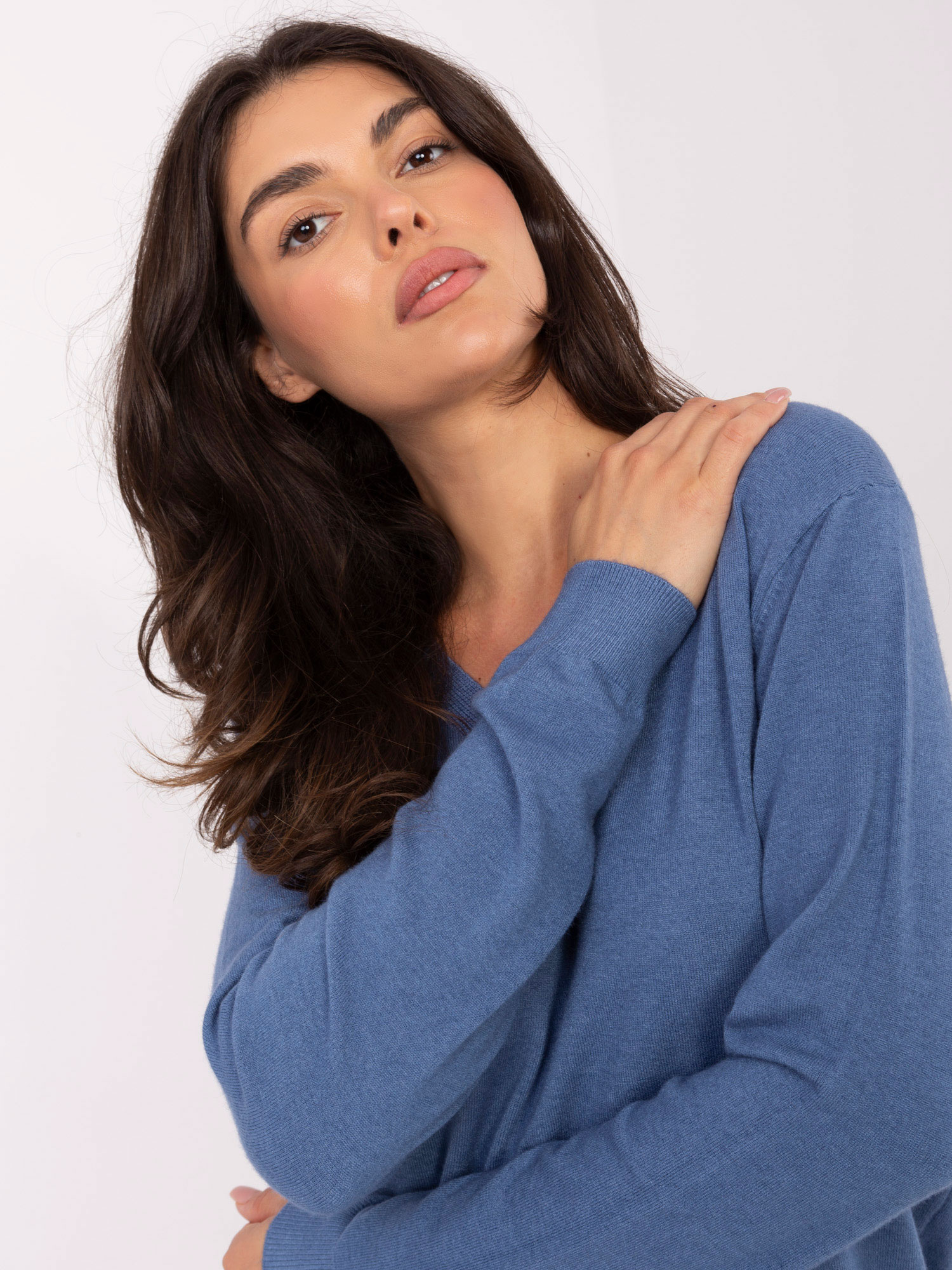 Sweter niebieski